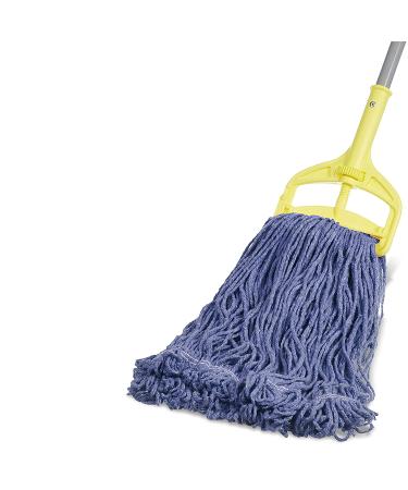 AmazonBasics Large Blue Synthetic Mop Head 1.25-Inch Headband - 6-Pack - Buy Online on GoSupps.com