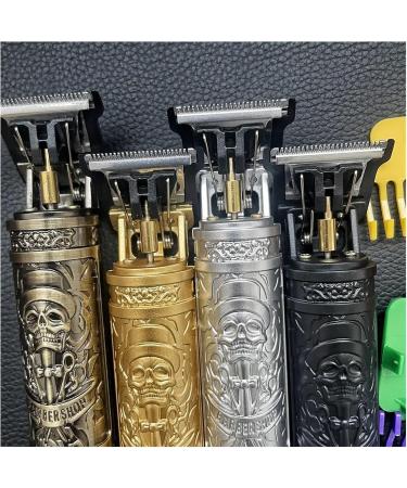 Razors T9 Barber Set - Retro Skeleton Design Long Battery Life & USB Charging - Perfect Gift in Silvery Color - Buy Online on GoSupps.com