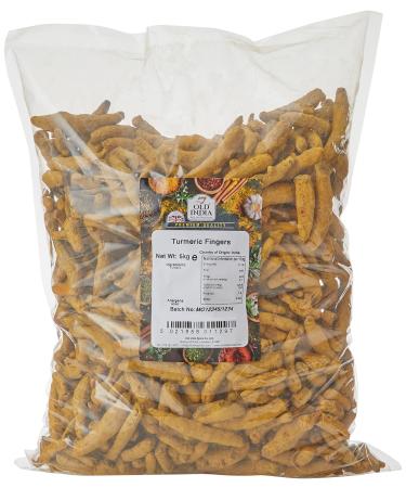 Old India Turmeric Fingers 5kg 5 kg (Pack of 1)