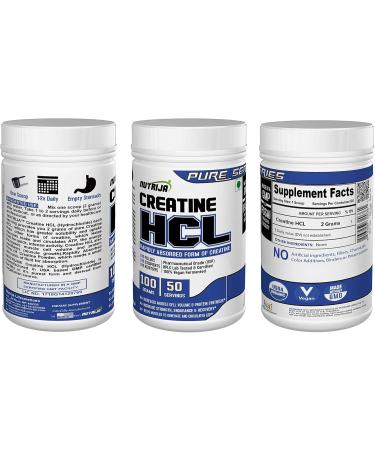 Buy Creatine HCL 100g - Pure Muscle Boost Supplement | International Shipping Available - Buy Online on GoSupps.com