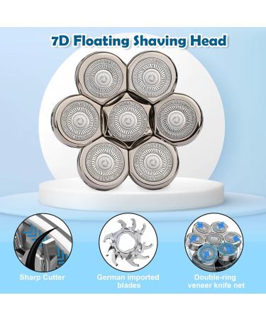 Durable Electrical Shaving Head Replacement for Bald Razors | Universal Double Ring Blade for 5-8 Head Electric Shavers - Fast Shipping Worldwide - Buy Online on GoSupps.com