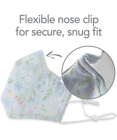 Green Sprouts i play Adjustable Reusable Face Mask - Aqua Rainbows - Adult Large | Eco-Friendly Protection for All Ages - Shop Internationally - Buy Online on GoSupps.com
