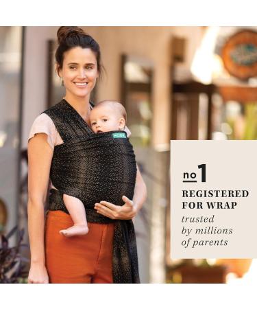 MOBY Fleck Classic Baby Wrap Carrier | 100% Cotton | One Size Fits All | Breathable & Stretchy | For Newborn to Toddler (up to 33lbs) | Unisex - Buy Online on GoSupps.com