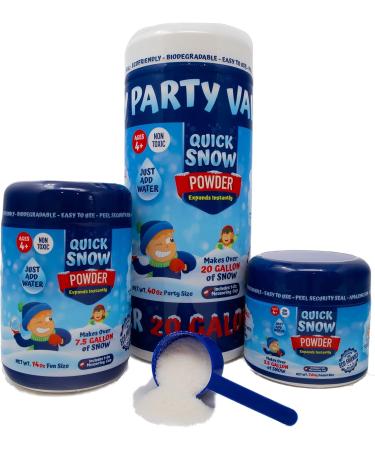 ECO GREEN SUPER ABSORBENT Quick Snow Powder: Instant Snow - Pocket Size 7.0 Oz - Buy Online on GoSupps.com