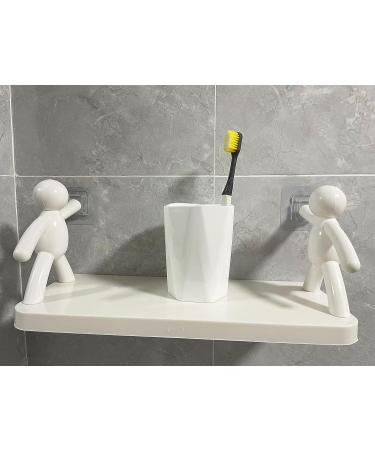 RabyLeo Home Creative Toothbrush Cup - White | Couple Travel Toothbrush Cup - Buy Online on GoSupps.com