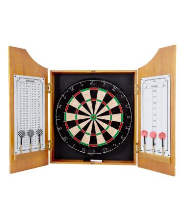 Trademark Gameroom Solid Wood Dart Cabinet Set Multi, 23.25x3x21.25