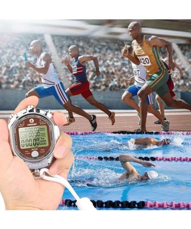 Laopao Stopwatch | 100 Memory Data LCD Digital Timer for Sports Referee & Coach | Ideal for Basketball Football Baseball - Buy Online on GoSupps.com
