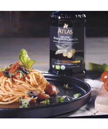 Atlas 750 mL Organic Cold Press Moroccan Extra Virgin Olive Oil | Polyphenol-Rich, Unprocessed & Trusted by Michelin Star Chefs | 25.5 Fl Oz (Pack of 1) - Buy Online on GoSupps.com