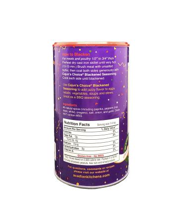 Ragin' Cajun Blackened Seasoning 6.5 oz - Authentic New Orleans Flavor - Buy Online on GoSupps.com