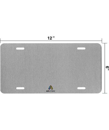 USMC Marine Corps License Plate | Black Flag Design | Front Car Plate Made in USA by Airstrike - Buy Online on GoSupps.com