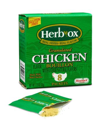 Herb-Ox Bouillon Packets Chicken Instant Broth & Seasoning 1.13 oz box
