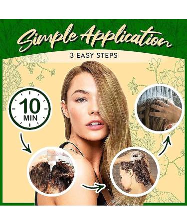 Herbal Hair Dye Shampoo 3 in 1 10 Mins Herbal Hair Darkening Shampoo Multi-Color Hair Dye for Men and Women Regain Youth for Your Hair - Buy Online on GoSupps.com