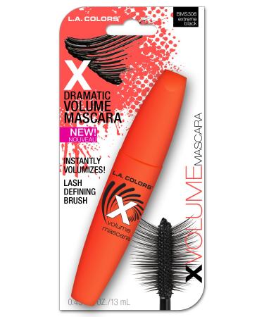 L.A. Colors X Volume Mascara Extreme Black 3 Count (Pack of 3)