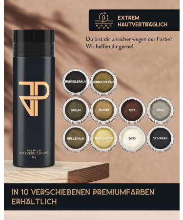 JP Confidence Premium Scatter Hair - 100% Natural Dark Blonde - Hairdressing Quality for Men & Women - Authentic Look - International Shipping - Buy Online on GoSupps.com