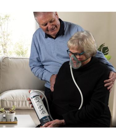 Value Size - 35 Liter (750 x 1 second breaths in each can) Pure Oxygen Can with Breathing Mask | Portable Oxygen Canister | Ideal for Home Use and Outdoor Activities | Designed by Firefighters | Pack of 1|Quick Ship - Buy Online on GoSupps.com