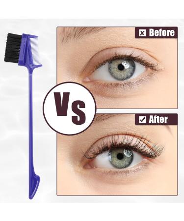 VOCOSTE Dual Comb Eyebrow Brushes - Eyelash & Eyebrow Travel Makeup Tool for Women | Blue 6.77" | International Shipping Available - Buy Online on GoSupps.com