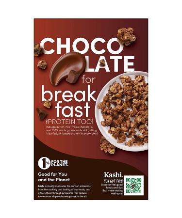 Kashi GO Love Chocolate Crunch Cereal 12.2 oz - Healthy, Delicious Breakfast Option - Buy Online on GoSupps.com