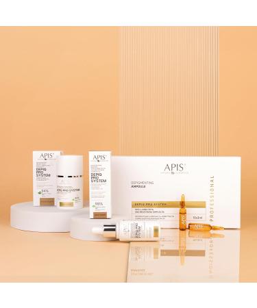 Apis Natural Cosmetics Apis DEPIQ PRO SYSTEM night cream mask 50 ml with 1 arbutin reduces pigment spots and hyperpigmentation brightening - Buy Online on GoSupps.com