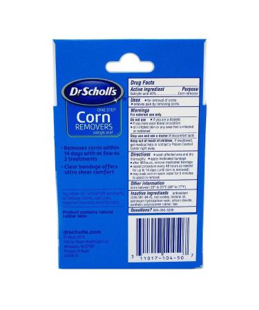Dr. Scholl's OneStep Corn Removers - Pack of 6 | Easy Corn Removal Treatment - Buy Online on GoSupps.com