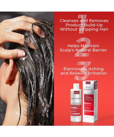 Detox Shampoo for Product Build-Up | Clarifying & Nourishing Formula for All Hair Types | Detoxify & Regrow Hair - Buy Online on GoSupps.com