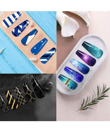 Long Ballerina Acrylic Nail Tips - 500 Transparent False Nails 10 Sizes DIY Nail Art for Women & Girls - Buy Online on GoSupps.com