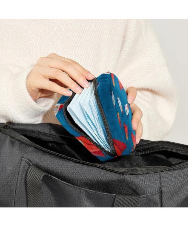 Outer Spaceship Rocket Pattern Sanitary Napkin Storage Bag Feminine Menstrual Cup Pouches Nursing Pad Holder Tampon Bags Portable Period Bag for Women Teen Girls 1Pcs Multi-colored 5 - Buy Online on GoSupps.com