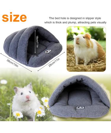 Jetisva Soft Fleece Guinea Pig Bed and Hideway Warm Hamster Bedding Rat Bedding House Small Animal Cave Bed Guinea Pig Sleeping Bag for Small Pet Chinchilla Ferret Squirrel Hedgehog Rabbit 11X15 Inch - Buy Online on GoSupps.com