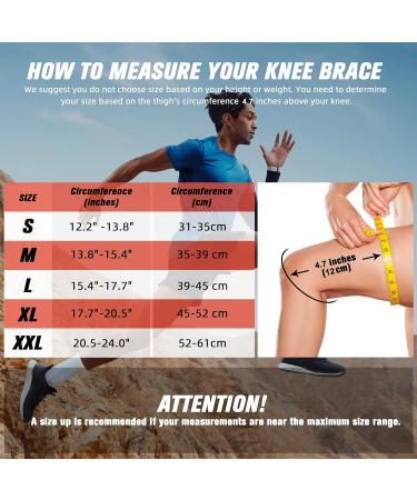 Knee Compression Sleeve - Lightweight Breathable & Non-Slip | Ideal for Arthritis Pain Relief & Sports - Medium Black - Buy Online on GoSupps.com