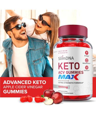 Max Strength Slim DNA Keto ACV Gummies - 500mg Weight Loss Formula (60 Gummies) - Buy Online on GoSupps.com