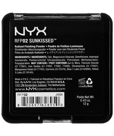 NYX Professional Makeup Radiant Finishing Powder Sun Kissed - 0.43 oz - Buy Online on GoSupps.com