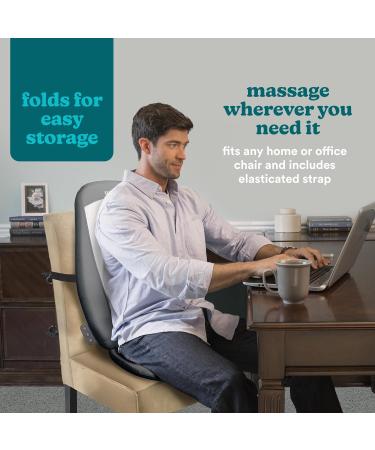 Shop Homedics Shiatsu Massage Seat - Adjustable Back Massager with Heat & Vibration for Relaxation - International Shipping Available - Buy Online on GoSupps.com