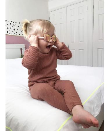 DreamBuy 20 Colours Ribbed Pyjama/Tracksuit/Loungewear Unisex Boys/Girls/Baby/Women/Men 7-8 Years Leather Pink - Buy Online on GoSupps.com