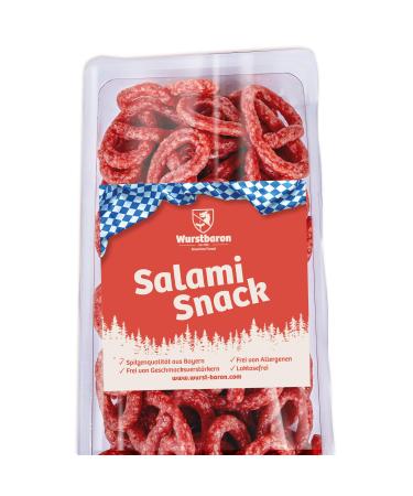 WURSTBARON® Mini Brezn Salami Original Snack Pretzels from Bavaria - Pack of 500 g - Snackbox Sticks