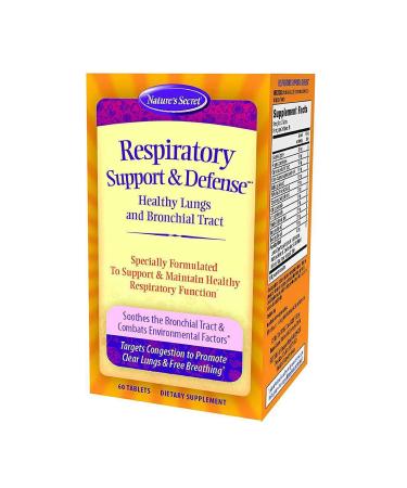 Nature's Secret Respiratory Support & Defense Tabs-60 ct