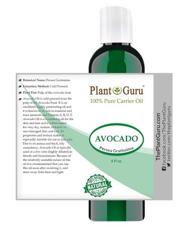 Carrier Oil Variety Set 4 oz - Almond, Avocado, Coconut, Grapeseed - 100% Pure Natural Cold Pressed Oils for Aromatherapy, Skin & Hair Growth. Ideal for Body Massage and Moisturizing - Buy Online on GoSupps.com