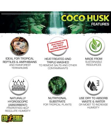 Premium Coco Husk Terrarium Substrate - Ideal for Vivid Plant Growth | International Shipping Available - Buy Online on GoSupps.com