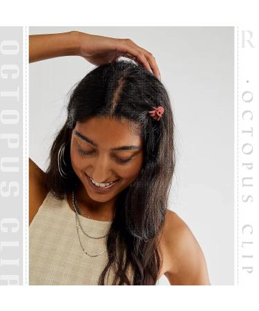12 Small Octopus Hair Clips for Women - 1.57 Inches No Slip Jaw Clips - Strong Hold Hair Clamps - Multicolor Matte Hair Clips - Buy Online on GoSupps.com