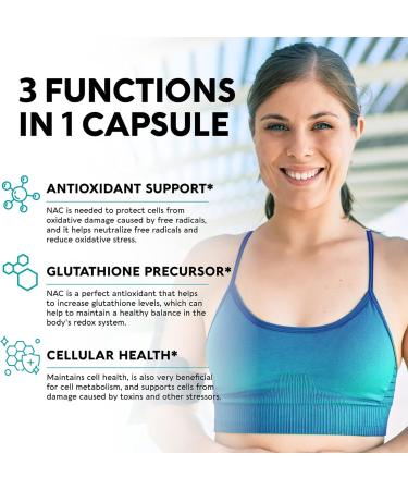 NUTRAHARMONY NAC Capsules & Glucosamine Chondroitin | Immune & Thyroid Support | Joint & Cartilage Supplement - Buy Online on GoSupps.com