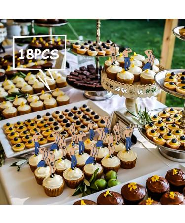 18pcs Glitter Graduation Dessert Cupcake Topper Congrats Grad 2024 Prom Night Dancing Boys Theme Decorations High School College Graduation Party Decor Supplies - Buy Online on GoSupps.com