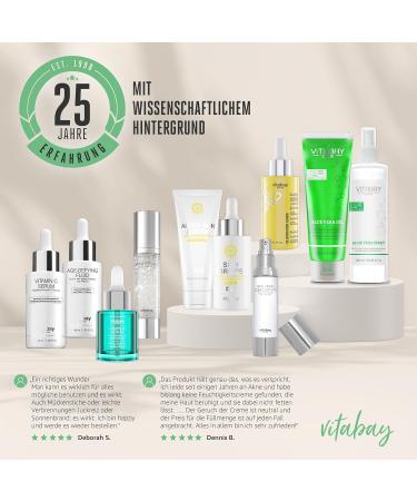 Vitabay Aloe Vera Gel 100% (99.9%) - 2x250ml After Sun Lotion & Sunburn Relief - Natural Moisturizer for Men - Aloe Vera Juice Ointment - Buy Online on GoSupps.com