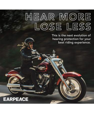 EarPeace Moto Pro Patented High Fidelity Hearing Protection Motorcycle earplugs for motorcycle riding Motosports  Touring  Commuting Racing Medium and Large Size Noise Canceling up to 24dB Silver Case Moto - PRO - Buy Online on GoSupps.com