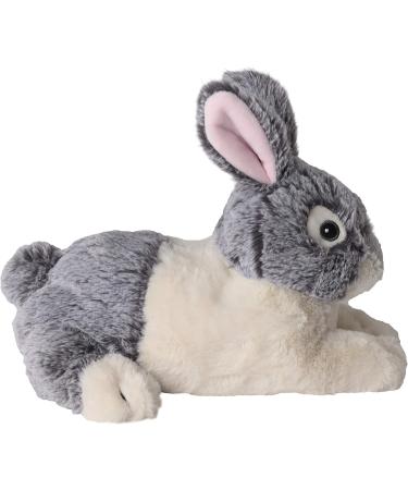 Warmies Rabbit Heat Cushion & Soft Toy - 25cm 700g with Millet Lavender Filling | Grey & White | International Shipping Available - Buy Online on GoSupps.com