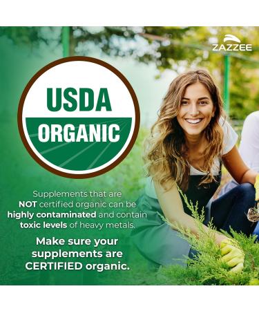 Zazzee USDA Organic Gut Health Support Bundle | 20:1 DGL Licorice Root Plus 20:1 Ginger Root Capsules | Non-GMO Vegan & ISO Lab Tested - Buy Online on GoSupps.com