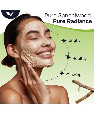 Davis Finest Organic Sandalwood chandan face mask pure and natural beauty face mask for radiant moisturizing and smooth skin 250 g 250 g 250 g 1er Pack - Buy Online on GoSupps.com
