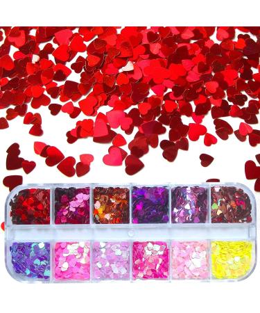 4 Boxes Iridescent White Nail Glitter Mylar Flakes - Nail Art Confetti Sequins for Makeup, Nails & Resin Crafts | LoveOurHome - Buy Online on GoSupps.com