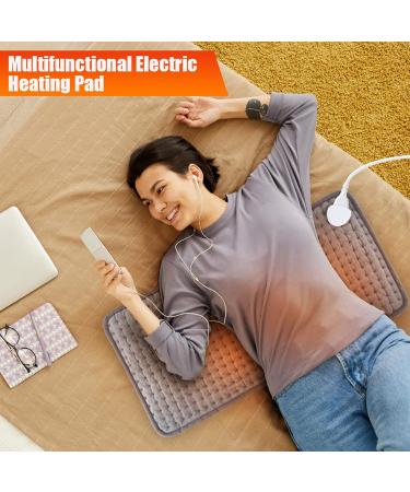 Buy Crystal Velvet Heating Cushion - Large 60x30 cm Electric Heating Pillows for Comfort & Sleep | Fast Heating & Excellent Heat Retention - Perfect for Home Use (EU) - Buy Online on GoSupps.com