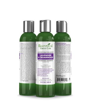 Lavender & Cedarwood Thickening Shampoo for Thinning Hair | Hair Growth & Loss Solution for Men & Women - Buy Online on GoSupps.com