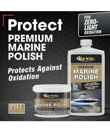 Star Brite Premium Marine Polish - 16oz - Maximum UV Protection & High Gloss Finish - Buy Online on GoSupps.com