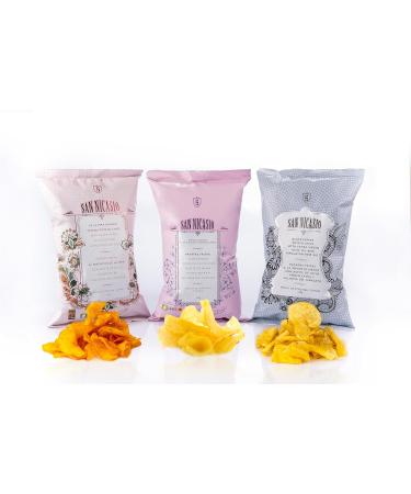 SAN NICASIO fries with Pimentn de la Vera DOP box of 14 bags of 150gr - Buy Online on GoSupps.com