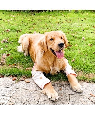 BROLEO Dog Elbow Protector Adjustable Comfortable Polyester Cotton Abrasion Resistant 1 Pair for Pet Supplies (L) - Buy Online on GoSupps.com